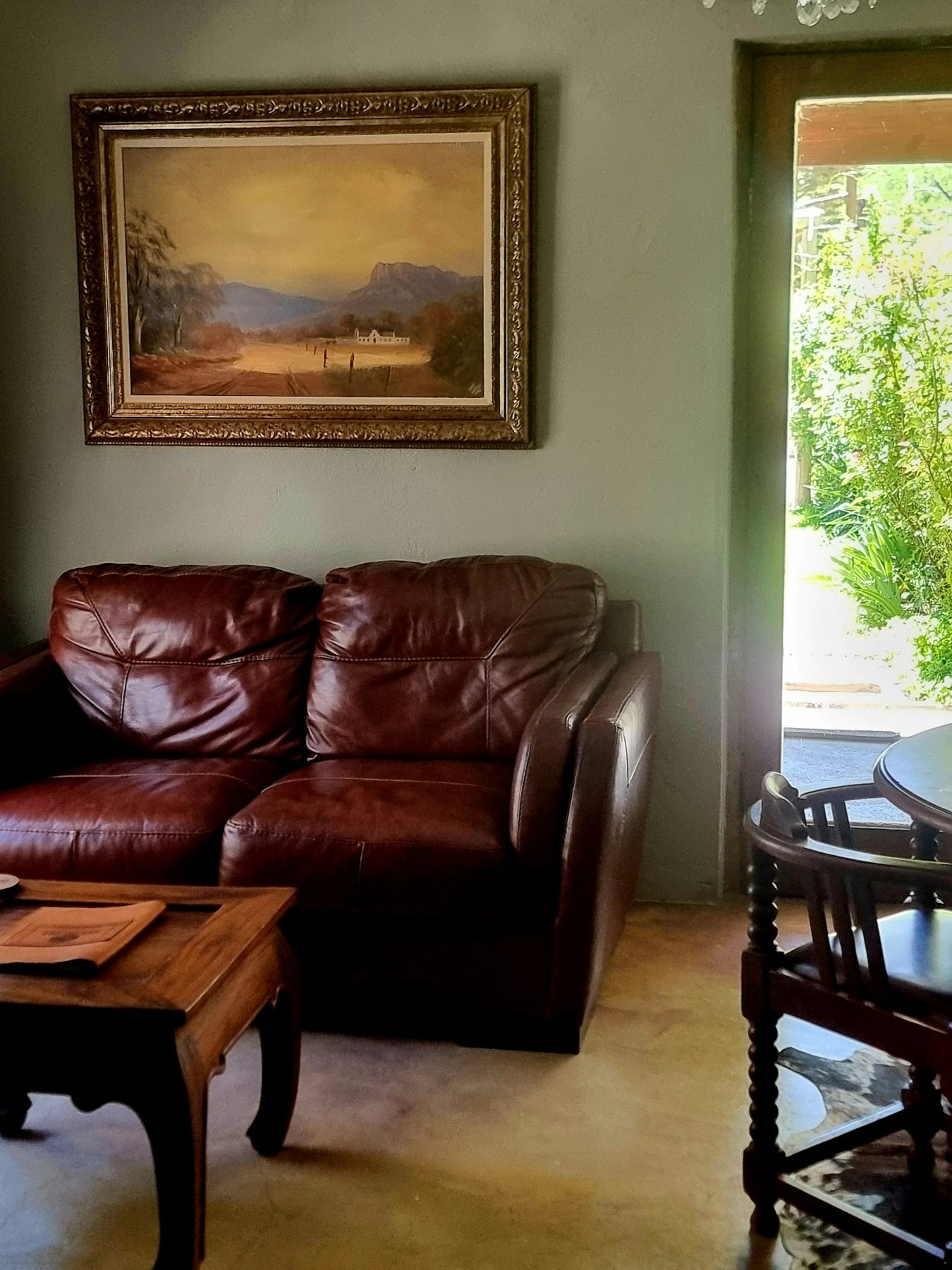 Leather couch